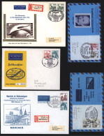 Bund Privatganzsache 2 Wertstempel Burgen & Schlösser 5 Stück Festpreis 50,00 - Private Postcards - Used