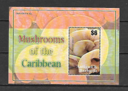 Antigua & Barbuda 2007 Mushrooms MS MNH - Champignons