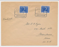 Treinblokstempel : Eindhoven - Amsterdam B 1948 - Non Classés