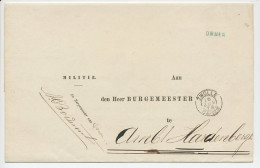 Naamstempel Ommen 1874 - Lettres & Documents