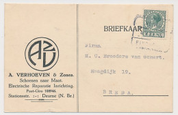 Firma Briefkaart Deurne 1933 - Schoenen - Non Classificati