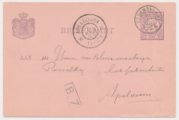 Kleinrondstempel Dedemsvaart 1895 - Afz. Directeur Postkantoor - Non Classés