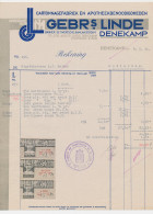 Omzetbelasting Diverse Waarden - Denekamp 1934 - Steuermarken