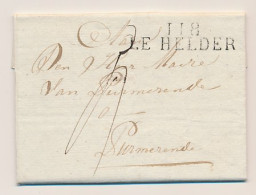 118 LE HELDER - Purmerend 1812 - ...-1852 Préphilatélie