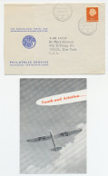 PTT Introductiefolder ( Engels ) Em. Luchtvaartfonds 1954 - Unclassified