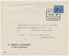Treinblokstempel : Amsterdam - Enkhuizen III 1949  - Unclassified