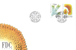 ALAND FDC 1999 LICHENS - Ålandinseln