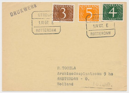 Treinblokstempel : Utrecht - Rotterdam E 1967 - Non Classificati