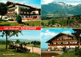 72783399 Bernau Chiemsee Cafe Pension Gaststaette Seiserhof Kampenwand Landschaf - Autres & Non Classés