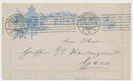 Postblad G. 5 Y S Gravenhage - Goes 1903 - Ganzsachen