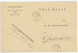 Kleinrondstempel Menaldum 1884 - Ohne Zuordnung