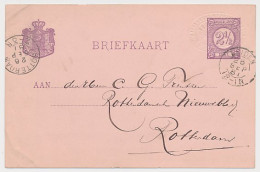 Briefkaart G. 23 Firma Blinddruk Leiden 1881 - Entiers Postaux