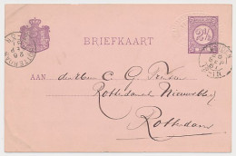 Briefkaart G. 23 Firma Blinddruk Leiden 1881 - Ganzsachen