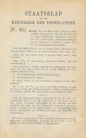 Staatsblad 1926 : Doesburgsche Telefoonmaatschappij - Sneek - Historische Dokumente