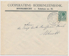 Envelop Moordrecht 1940 - Cooperatieve Boerenleenbank - Non Classés