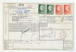 Em. Juliana Pakketkaart Ede - Belgie 1969 - Unclassified