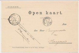 Kleinrondstempel Haren (Gron:) 1896 - Ohne Zuordnung