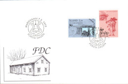 ALAND FDC 1993 NORDEN 93 TOURISME - Aland