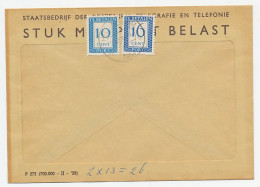 Emissie Port 1947 Dienst Envelop Hilversum - Non Classificati