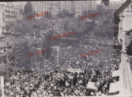 Fixe Guerre D'Algérie 1954-1962 Beau Format Argentique Manifestation Alger - Oorlog, Militair