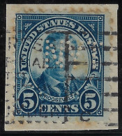 USA United States 1926/1958 Stamp With Perfin NYT By New York Telephone Company Lochung Perfore - Perfin