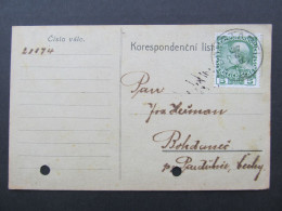 KARTE Domašov Nad Bystřicí Domstadtl Domštát - Bohdaneč 1910 // P9918 - Cartas & Documentos
