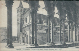 Cs518  Cartolina Viterbo Citta' Piazza Del Duomo Visto Dalla Loggia Papale 1936 - Viterbo