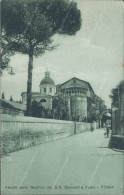 Cs519  Cartolina Roma Citta' Abside Della Basilica Dei S.s.giovanni E Paolo - Sonstige & Ohne Zuordnung