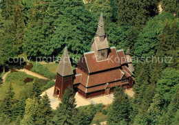 72782889 Hahnenklee-Bockswiese Harz Nordische Stabkirche Fliegeraufnahme Hahnenk - Goslar