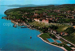 72782879 Meersburg Bodensee Fliegeraufnahme Mit Schwimmbad Meersburg - Meersburg