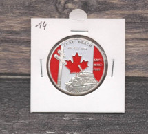 Médaille Souvenirs&Patrimoine : Juno Beach (couleur Argent) - Other & Unclassified