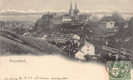 Suisse - Neuchâtel - Vue Générale - Année 1902 - Ed. Inconnu  - Neuchâtel