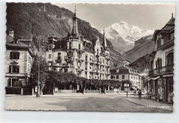 Schweiz - Interlaken (BE ) Hotel - Jungfrau - GeschäfteVerlag - Walter Schild 1591 - Interlaken
