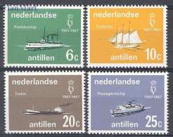 Netherlands Antilles 1967 Mi 174-177 MNH  (ZS2 DTA174-177) - Barcos