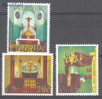 Netherlands Antilles 1970 Mi 217-219 MNH  (ZS2 DTA217-219) - Mezquitas Y Sinagogas