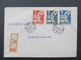 BRIEF Praha Veletrhy Ortsbrief Košické 1945 - Prošlé ! // P9914 - Storia Postale