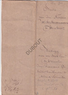 Notarisakte Werchter/Tremelo 1861 - Verkoop Stuk Grond Aan Fransiscus De Vadder, Wonende In Tremelo, Veldonck (V3123) - Manoscritti