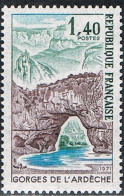 FRANCE : N° 1687 ** (Gorges De L'Ardèche) - PRIX FIXE - - Unused Stamps