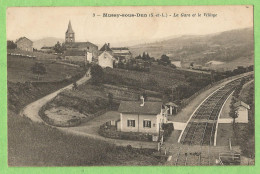 HA0069  CPA  MUSSY-sous-DUN   (Saône-et-Loire)  La Gare Et Le Village  ++++ - Sonstige & Ohne Zuordnung