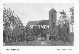 Prent - Ned. Herv. Kerk - Kolderveen - 8.5x12.5 Cm - Meppel
