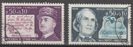 FRANCE : N° 1689 Et 1690 Oblitéré (Personnages Célèbres) - PRIX FIXE - - Used Stamps