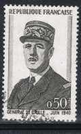 FRANCE : N° 1695 Oblitéré (Anniversaire De La Mort Du Général De Gaulle) - PRIX FIXE - - Used Stamps