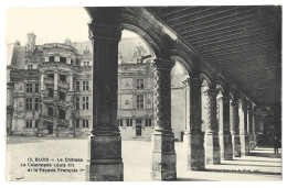 41  Blois -  Le Chateau -  La Colonnade Louis XII Et La Facade Francois I Er - Blois