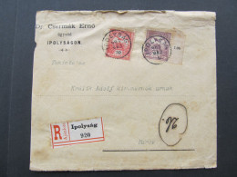 BRIEF Šahy Ipolyság Slovensko - Barcs 1903 Dr. Csermák Ernö  // P9908 - Other & Unclassified