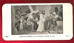 Image Pieuse Ed C.B. 932 Espagne Rovena Que En Sufragio De Las Benditas Almas Del Purgatorio - Imp Castilla Martos - Images Religieuses