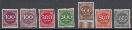 D,Dt.Reich Mi.Nr. 268-273 Ziffern Im Kreis  (6 Werte) - Unused Stamps