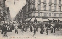 ELBEUF PLACE DU CALVAIRE ET LA RUE DE PARIS 1904 TBE - Elbeuf