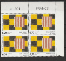 N° 2858 Série Européenne D'Art Contemporain: Szan Scully: Bloc De 4 Timbres Neuf Impeccable - Ungebraucht