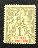 Timbre Neuf** Saint Pierre Et Miquelon 1892 Yt N° 71 - Nuevos