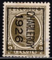 Typo 134 B (CHARLEROY 1926) - O/used - Typo Precancels 1922-31 (Houyoux)